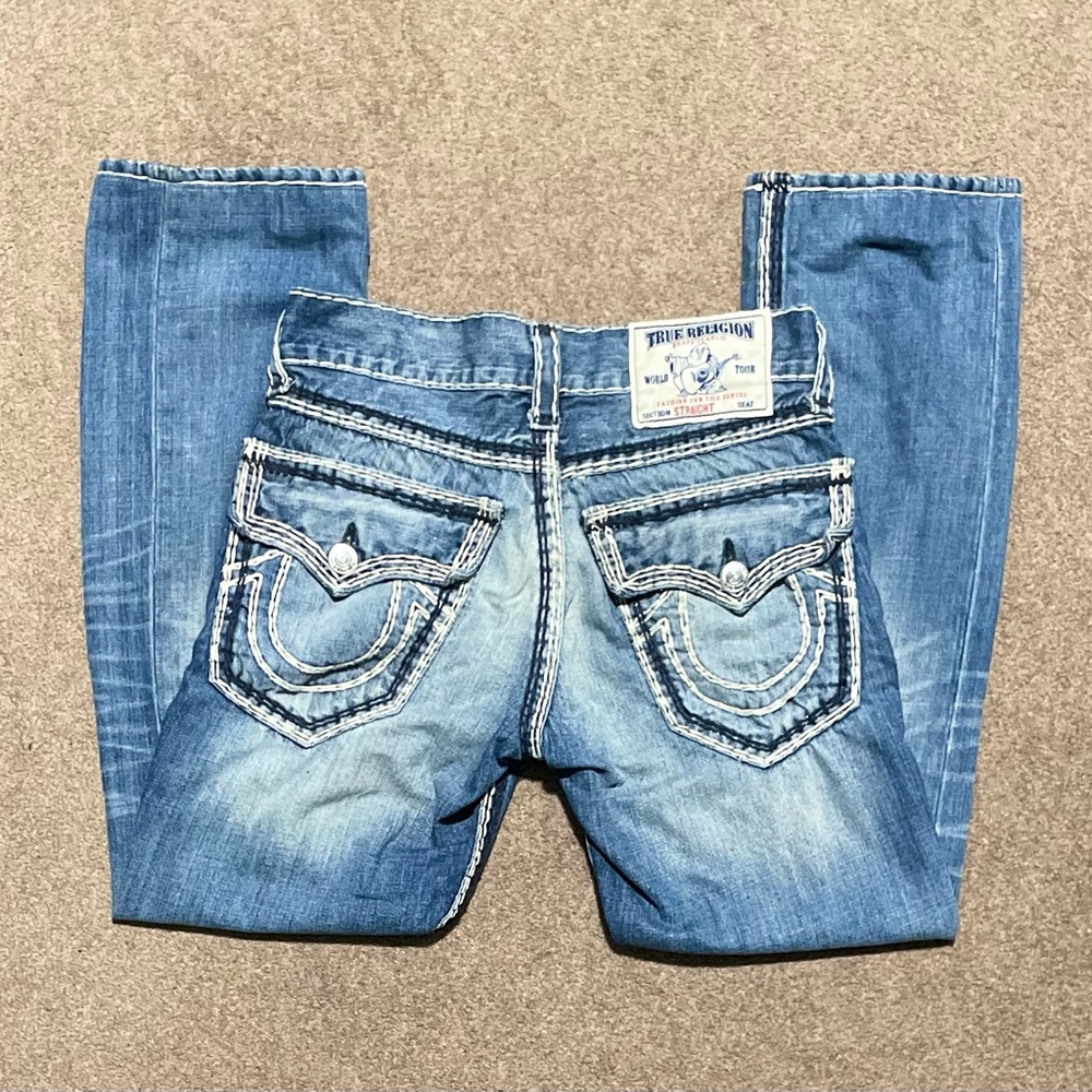 Vintage True religion jeans medium wash straight fit size 28